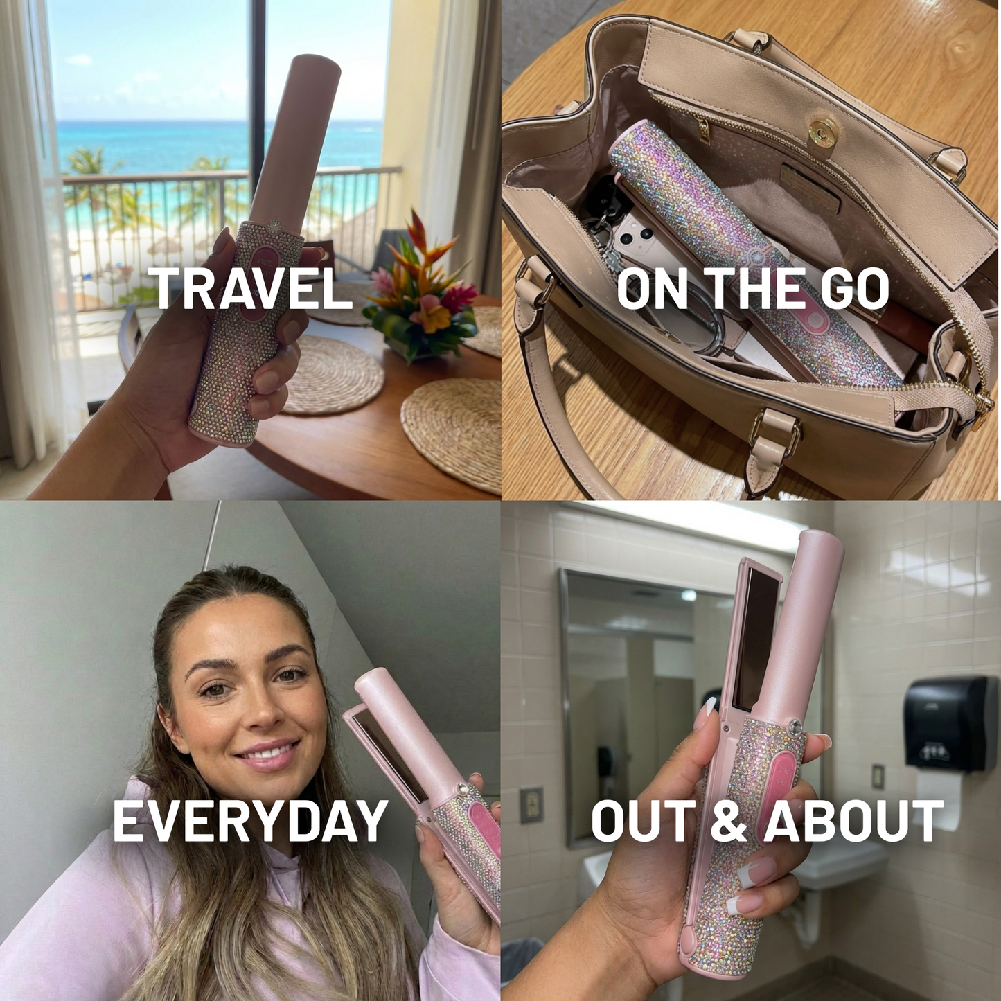 Saisons GlamGo™ - Wireless 2 in 1 Hair Styler