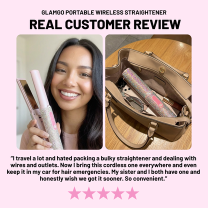 Saisons GlamGo™ - Wireless 2 in 1 Hair Styler