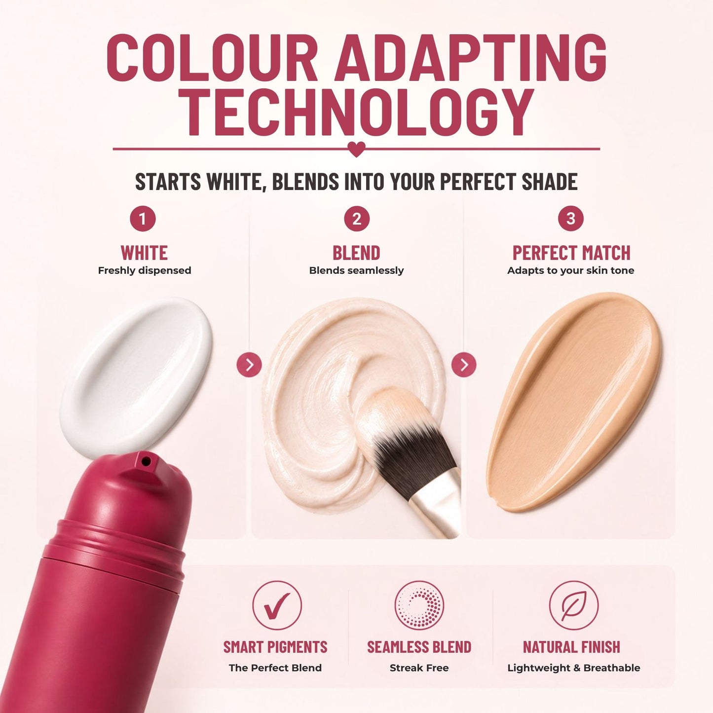 Saisons Color Changing Foundation (Light-Medium Skin Tones)