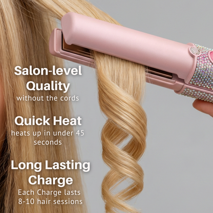 Saisons GlamGo™ - Wireless 2 in 1 Hair Styler